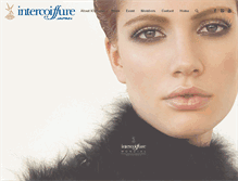 Tablet Screenshot of intercoiffure.jp
